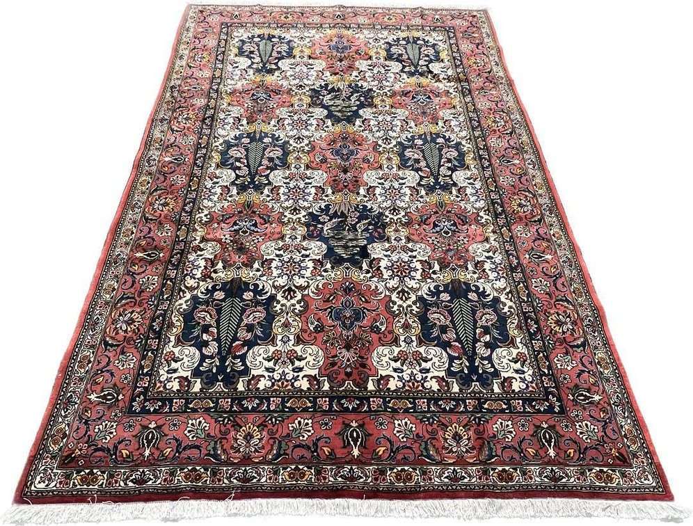 $5,440 Persian Bakhtiari Hand-Knotted Wool Rug — 6'7" x 10'3"