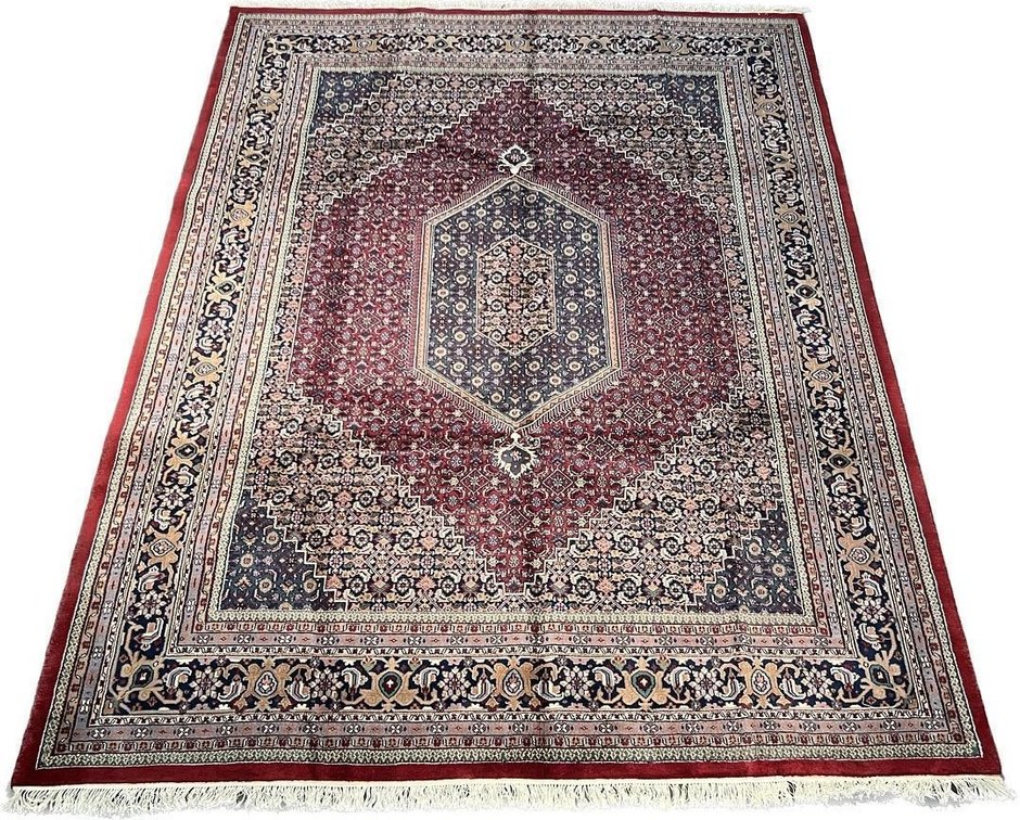 $8,060 Bidjar Design Hand-Knotted Wool Rug — 8'10" x 11'10"