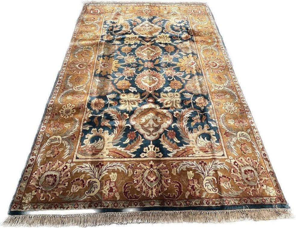 $5,400 Khorasan Design Wool Area Rug 6'1" x 9'3"