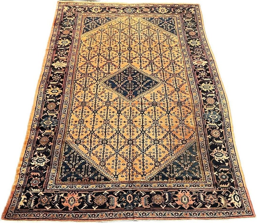 $8,095 Persian Mahal Wool Rug 7'8" x 11'4"