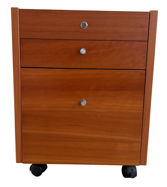 Premium Scandinavian Design Three Drawer File Cabinet, 24"