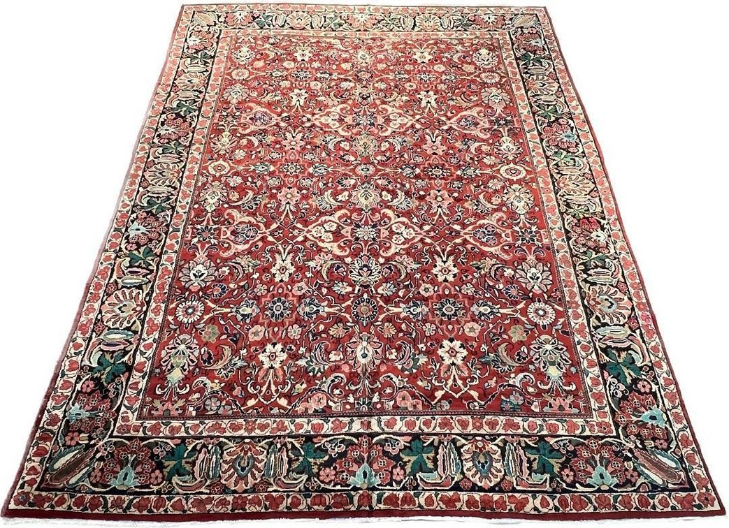 $15,000 Persian Mahal Hand-Knotted Wool Area Rug, 11'3" x 14'4"