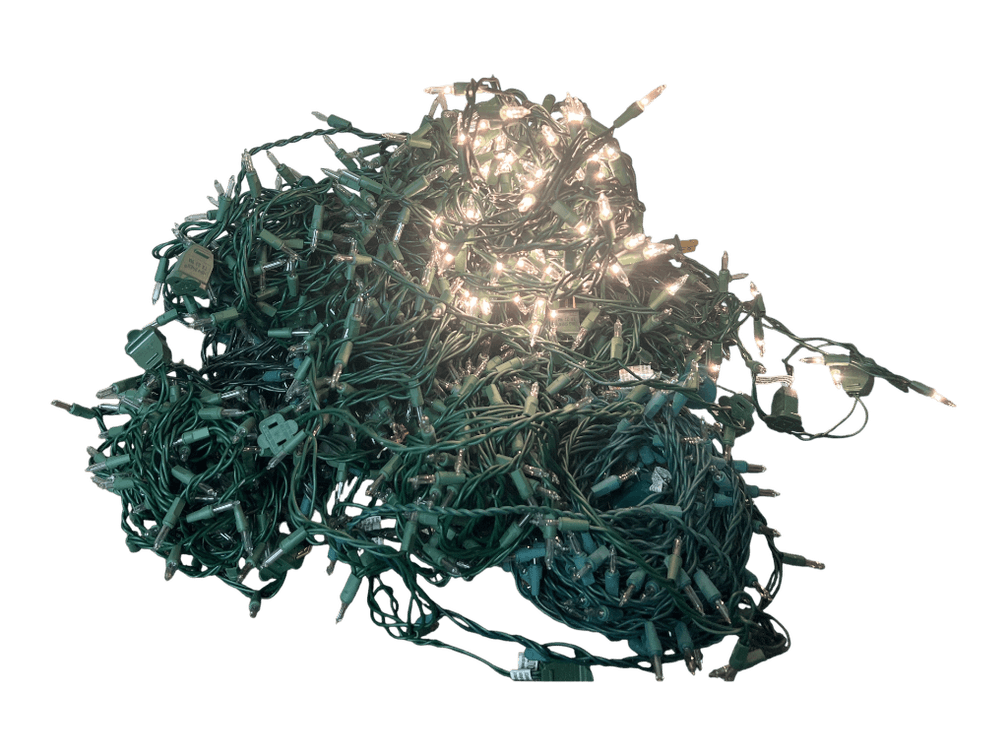 11 Strands Clear Christmas Lights Set