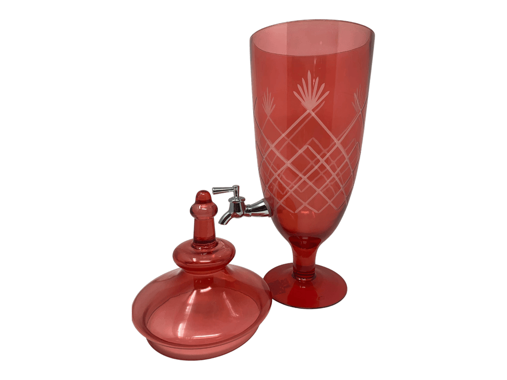 Ruby Cut to Clear Beverage Dispenser