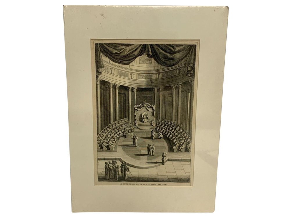 Engraving Depicting Le Sanhédrin ou Grand Conseil des Juifs