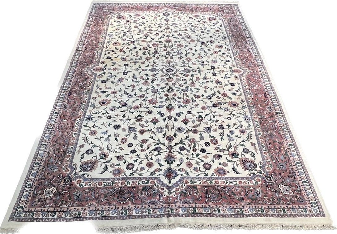 $8,320 Mashad Design Wool Area Rug, 12'