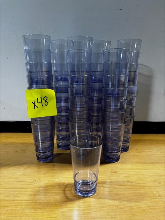 (48) Stackable Drinking Glasses