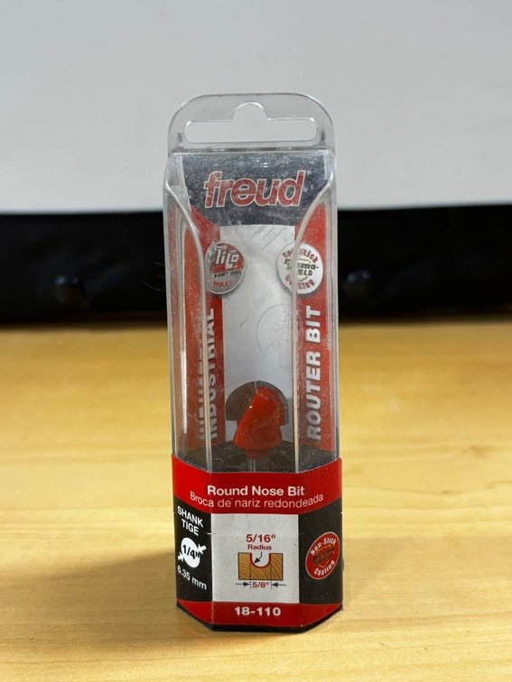 Freud Router Bit 5/16" Radius Round Nose Bit