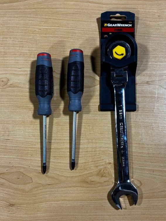 Lot of 3 Wrench & Screwdrivers