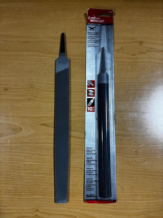 Lot of 2 Half Round & Flat Files