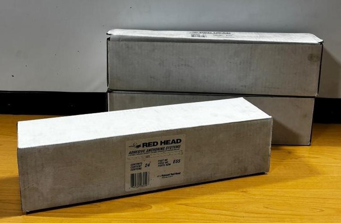 (3) Red Head Adhesive Anchoring Systems Mixing Nozzles Part #E55