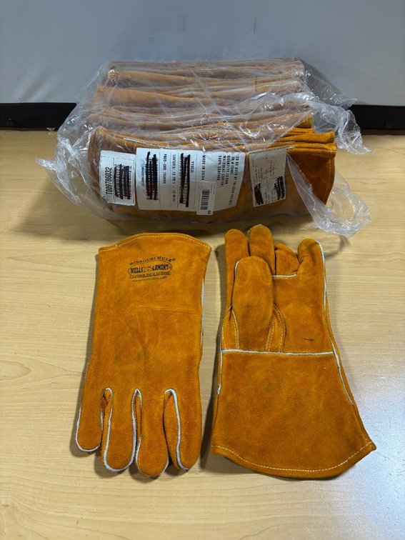 (13) Pairs of Missouri Mule Leather Welding Gloves