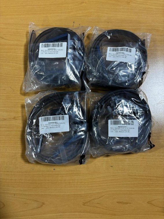 (4) Kenneth Cole Reaction Men's Belts Medium