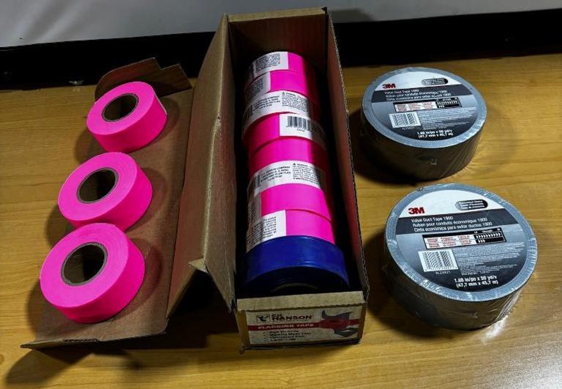 Flourescent Flagging Tapes & Duct Tapes