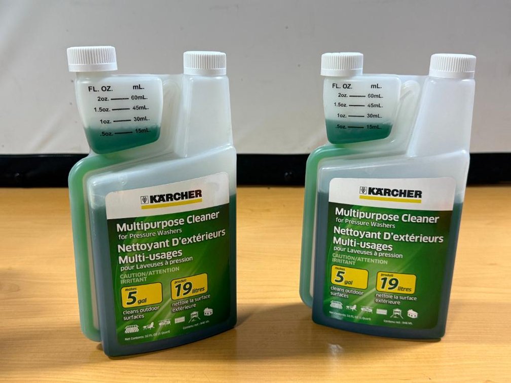 Lot of 2, New, Karcher Multi-Purpose Cleaner, Makes 5 Gallons, Pressure Washer Cleaning Solution