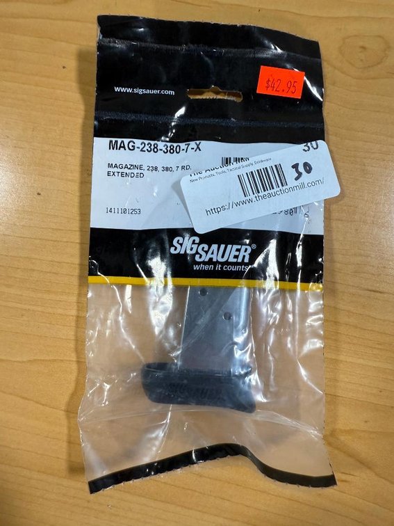 New, Sig Sauer Extended 7 Round Magazine, P-238, 380 Cal.