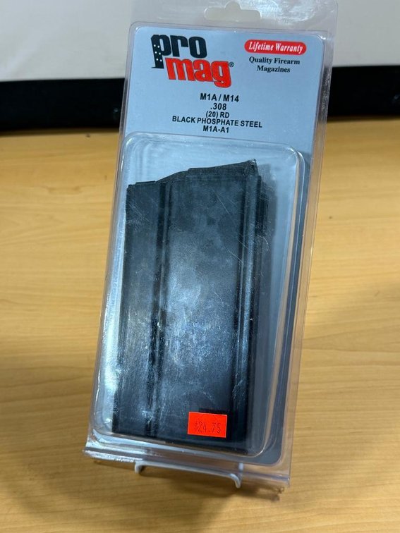 New, ProMag M1A/M14 - .308, 20rnd Black Phosphate Steel Firearm Magazine