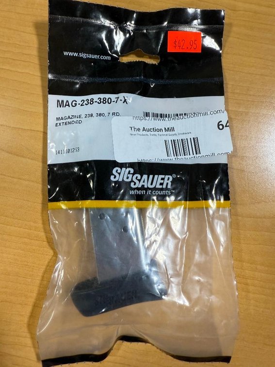 New, Sig Sauer Extended 7 Round Magazine, P-238, 380 Cal.