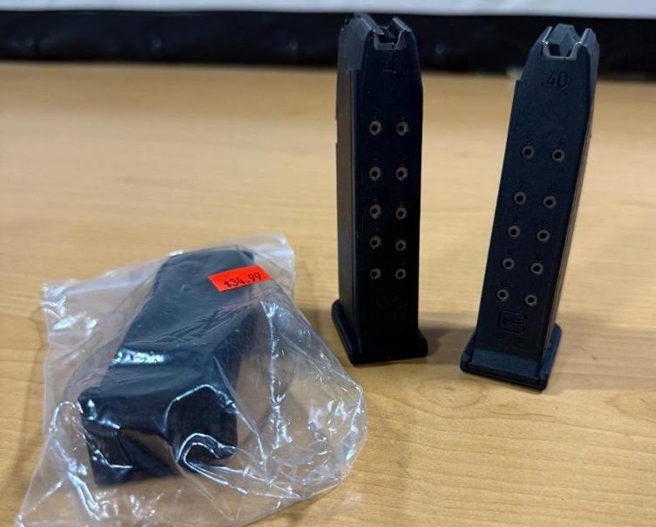 Lot of 3, New, Glock, 40 Cal. 13rnd Firearms Magazines
