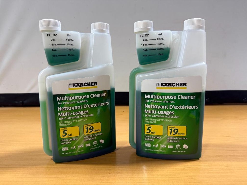 Lot of 2, New, Karcher Multi-Purpose Cleaner, Makes 5 Gallons, Pressure Washer Cleaning Solution
