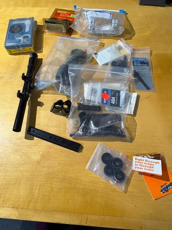 Misc. Scope Parts, Optics Parts and Scope, See Images