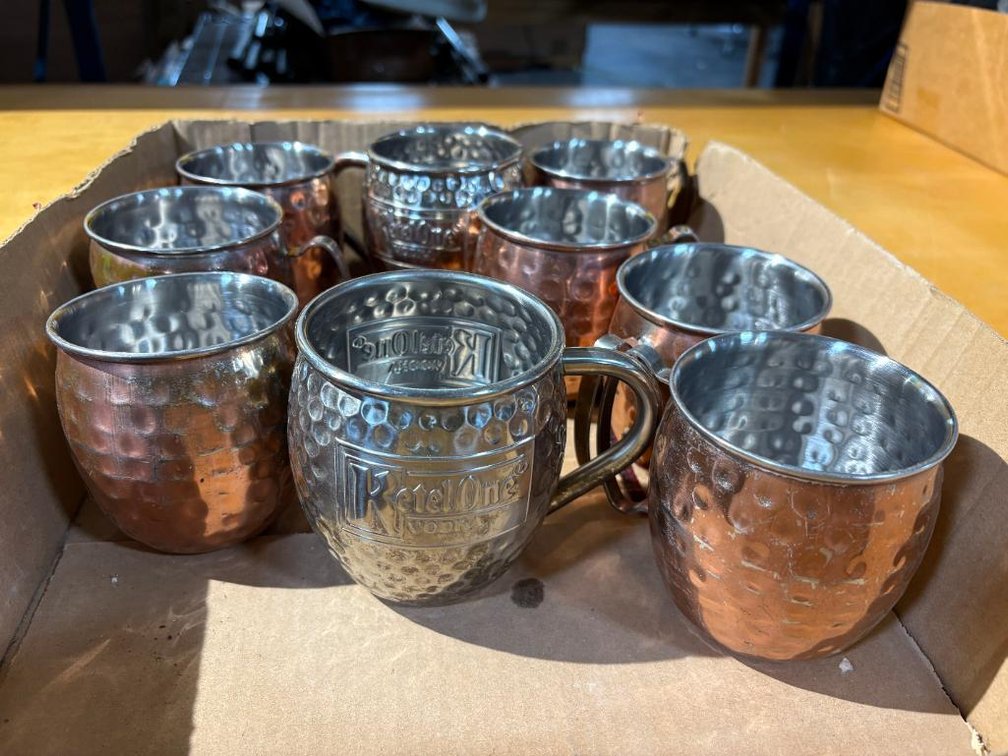 Lot of 9 Moscow Mule Mugs
