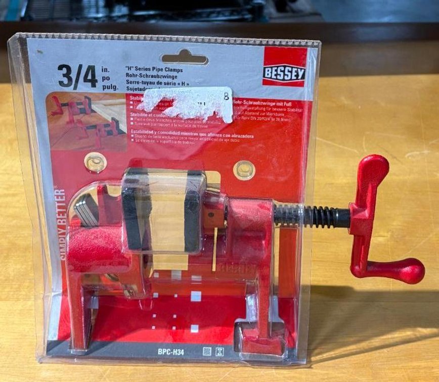 New, Bessey 3/4in H Series Pipe Clamp BPCH34