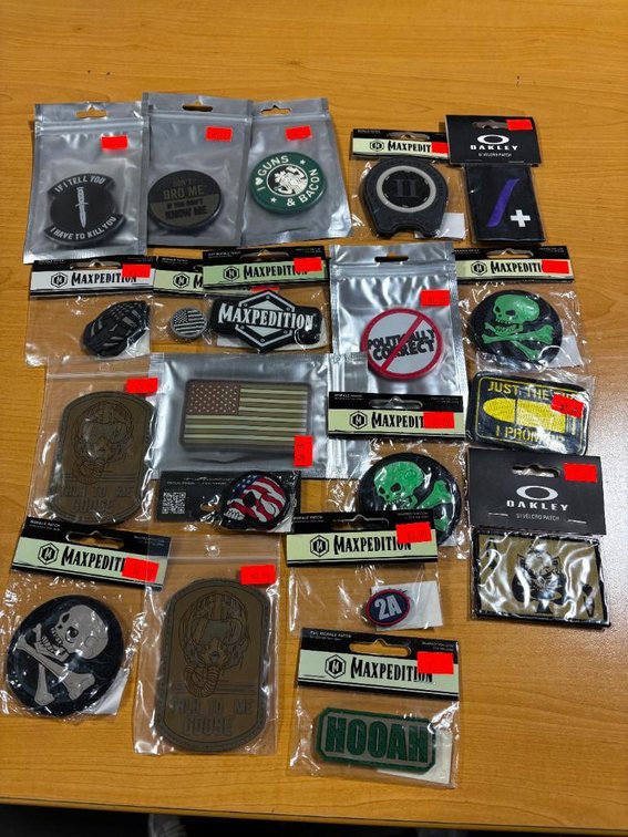Lot of 20 Tactical and 2A Patches, All Brand New, Est. Retail Value $100.00