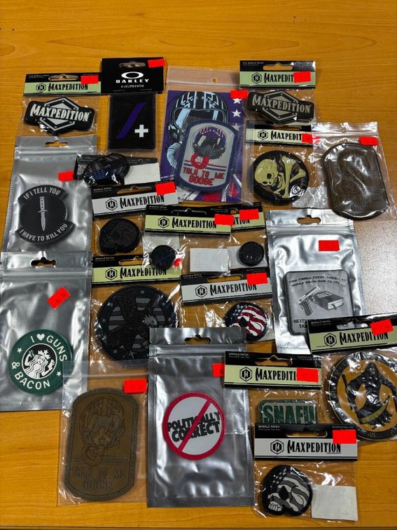 Lot of 20 Tactical and 2A Patches, All Brand New, Est. Retail Value $100.00