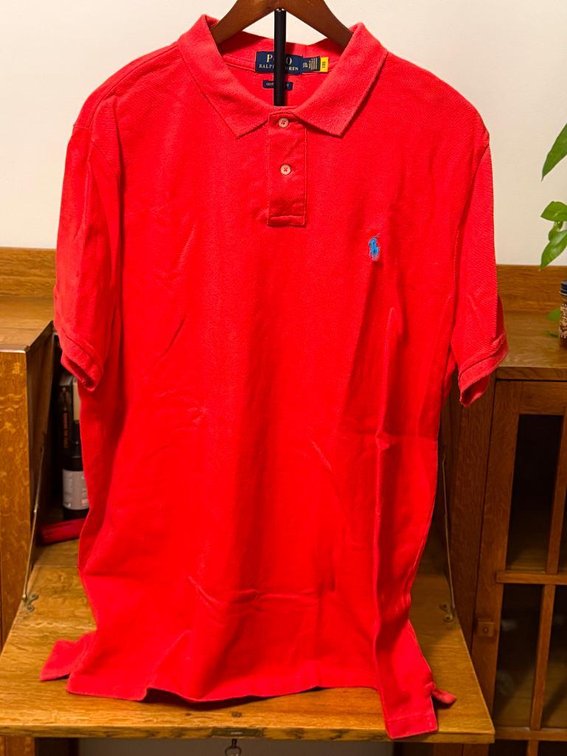 Polo Ralph Lauren Custom Slim Fit Polo, Red, Size XXL