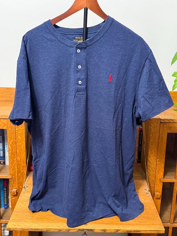 Polo Ralph Lauren Short Sleeve Henley T-Shirt, Size XXL, Performance