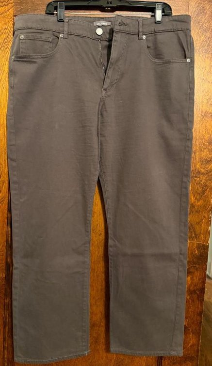 DL 1961 VINN Casual Straight Fit 5-Pocket Pants, Size 38-30, Retail $208.00