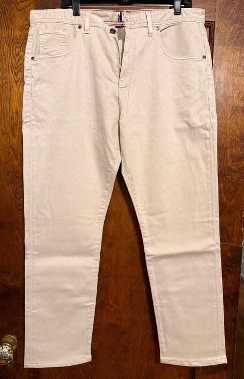 Johnnie-O 5-Pocket Pants, Style: Hugo, Color: Stone, Size: 38-30, Stretch