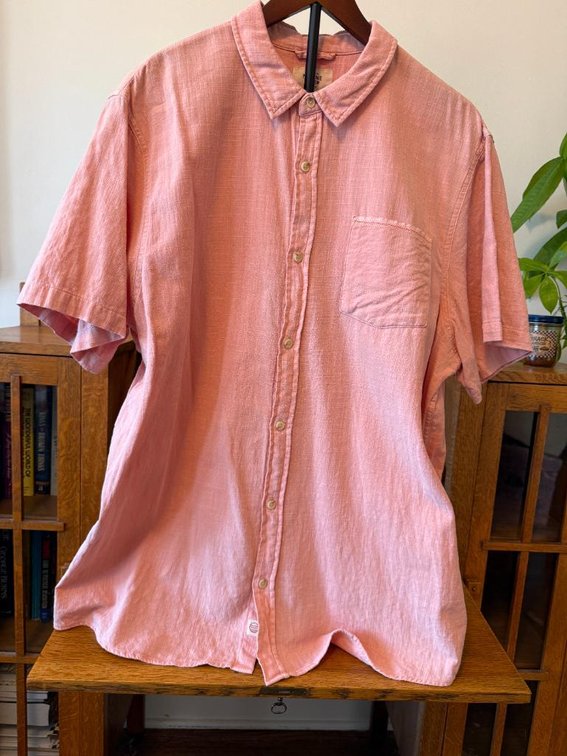 Marine Layer Size XL Stretch Selvage Short Sleeve Button Down Shirt, Will Be Your New Favorite Shirt, Awesome