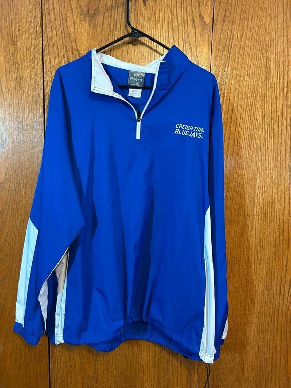 Creighton-Knights Apparel 1/4 Zip, Size XL, 100% Polyester, Good Condition