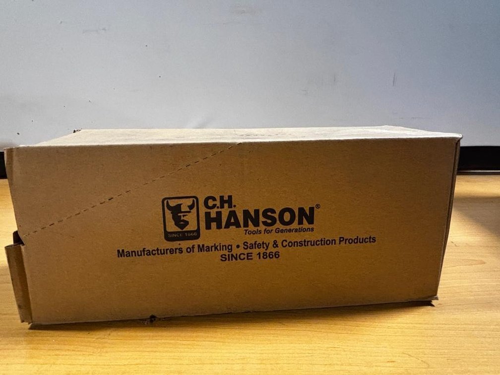 New Case of 12 Rolls, 300ft ea. White Load Marking Flag