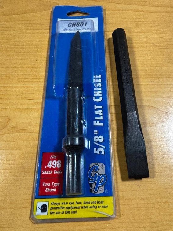 New GP 5/8in Flat Chisel and Other New Chisel