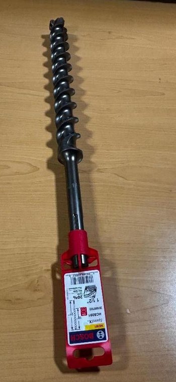 Bosch SpeedX 1-1/2in Bit, 21in Long, 16in Cutting Path