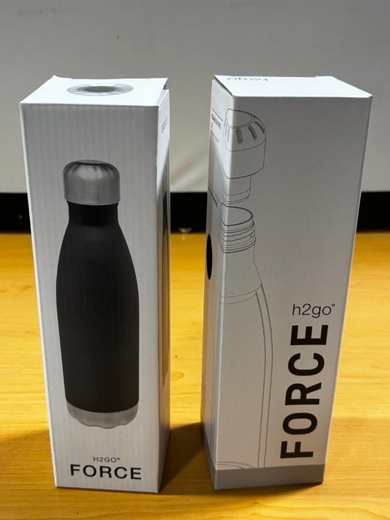 Lot of 2 New Force H2Go Insulated Drink Bottles