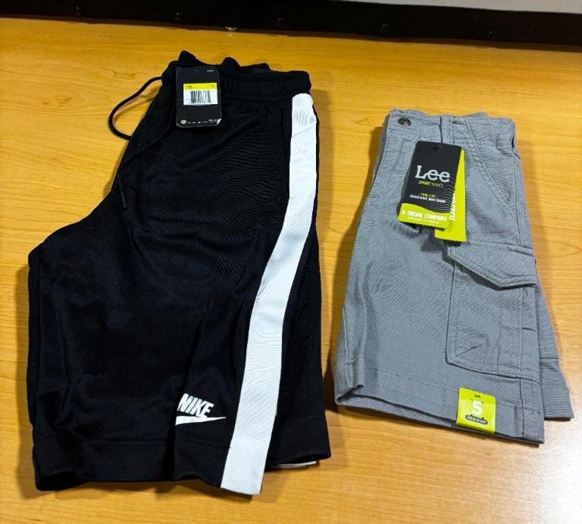 New Men's Shorts, Nike Size Small, Lee Size 5 Regular