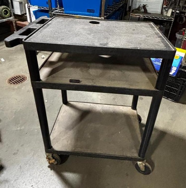 3-Tier Commercial Mobile Cart