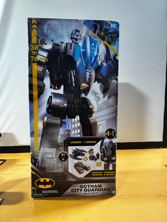 Gotham City Guardian Playset, 4-in-1 Transforms, 30in Batman by DC