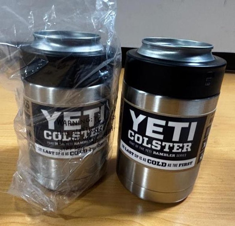 Lot of 2 New, YETI Can Colsters w/ Hidden Can Hide Valuables Vault
