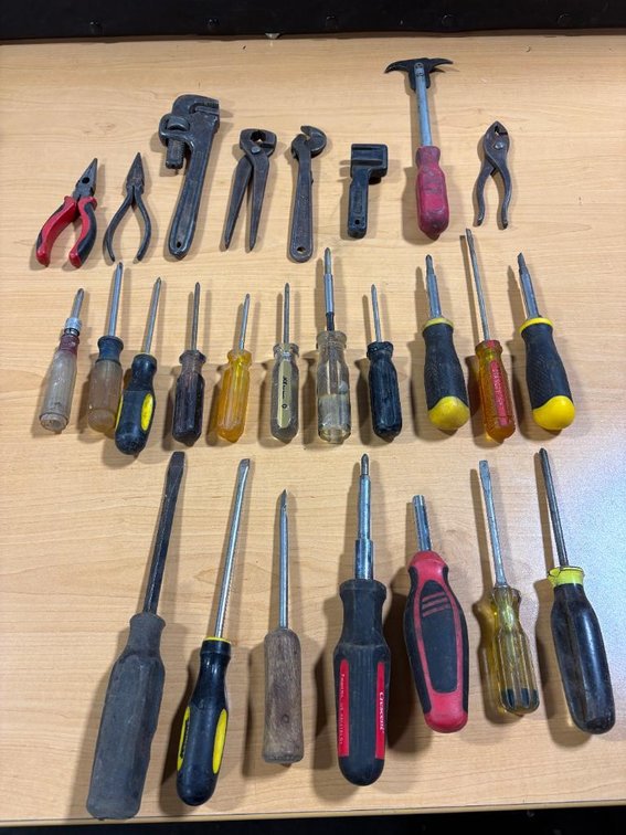 Large Group of Quality Tools: Screw Drivers, Wrenches, Pliers and More