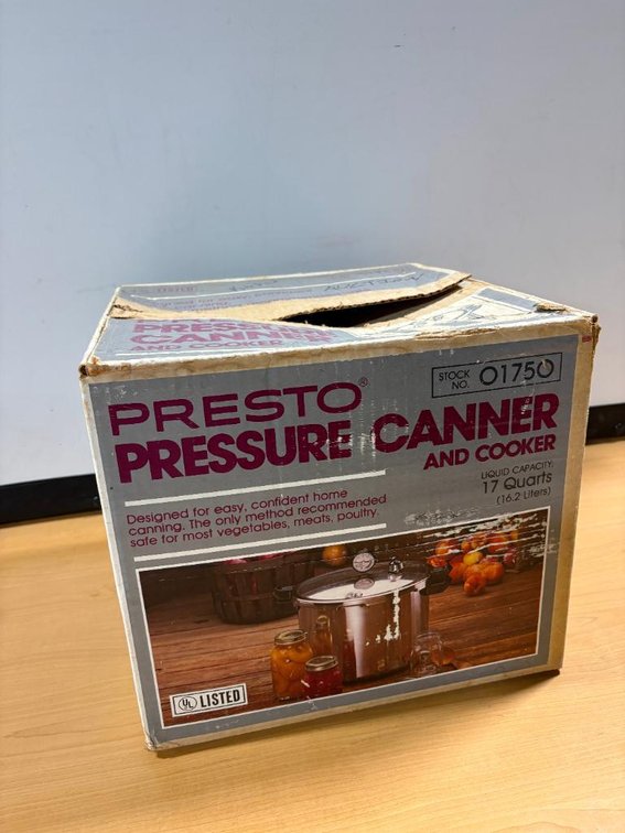 NOS Presto Pressure Cooker w/ Orig. Box and Instructions