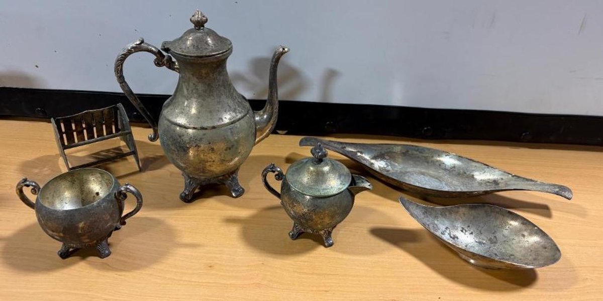 Group of Silver Plated Serving Pieces