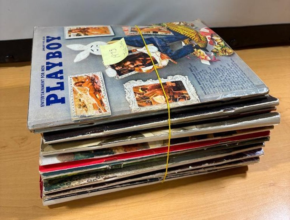Collection of Vintage Playboy Magazines; Complete Year, 1973, Jan - Dec