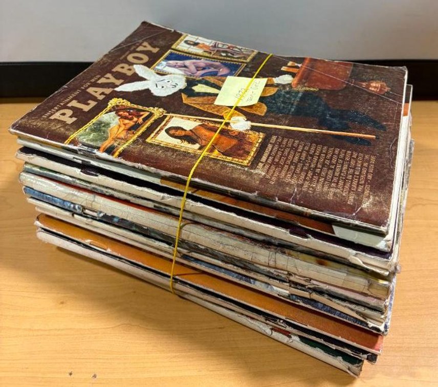 Collection of Vintage Playboy Magazines; Complete Year, 1972, Jan - Dec