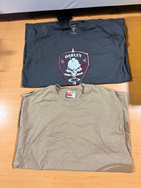 Lot of 2, New, Tactical T-Shirts, Oakley and VooDoo Tactical, Sizes: Large