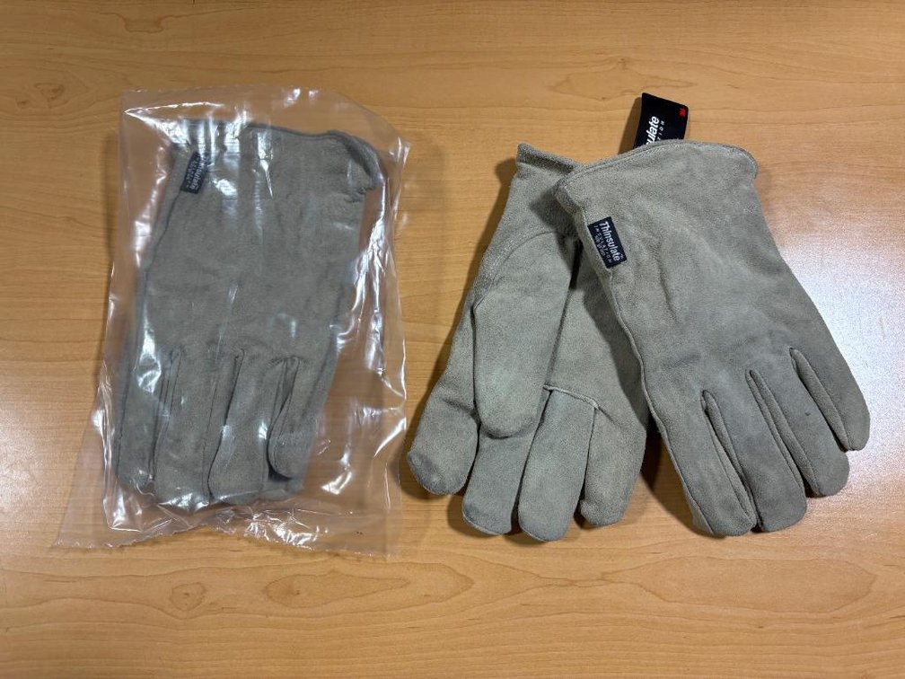 Lot of 2, New, Insulated Work Gloves, Size Large